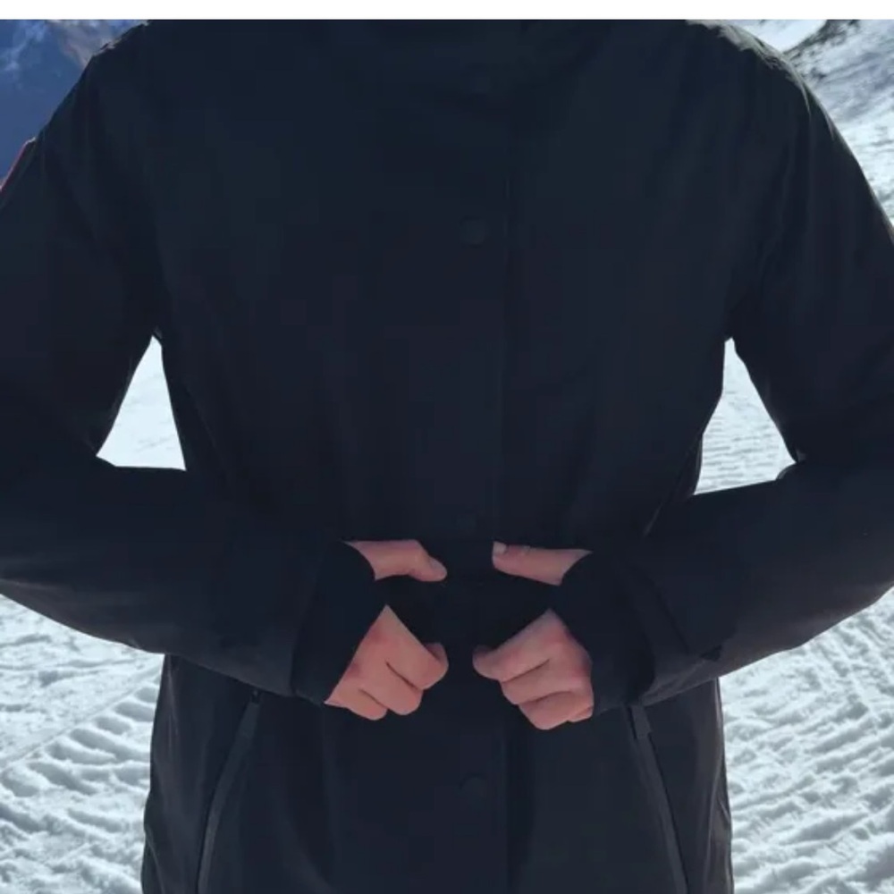 Zara Black Ski Jacket NWT Goldbergh style - Picture 3 of 16